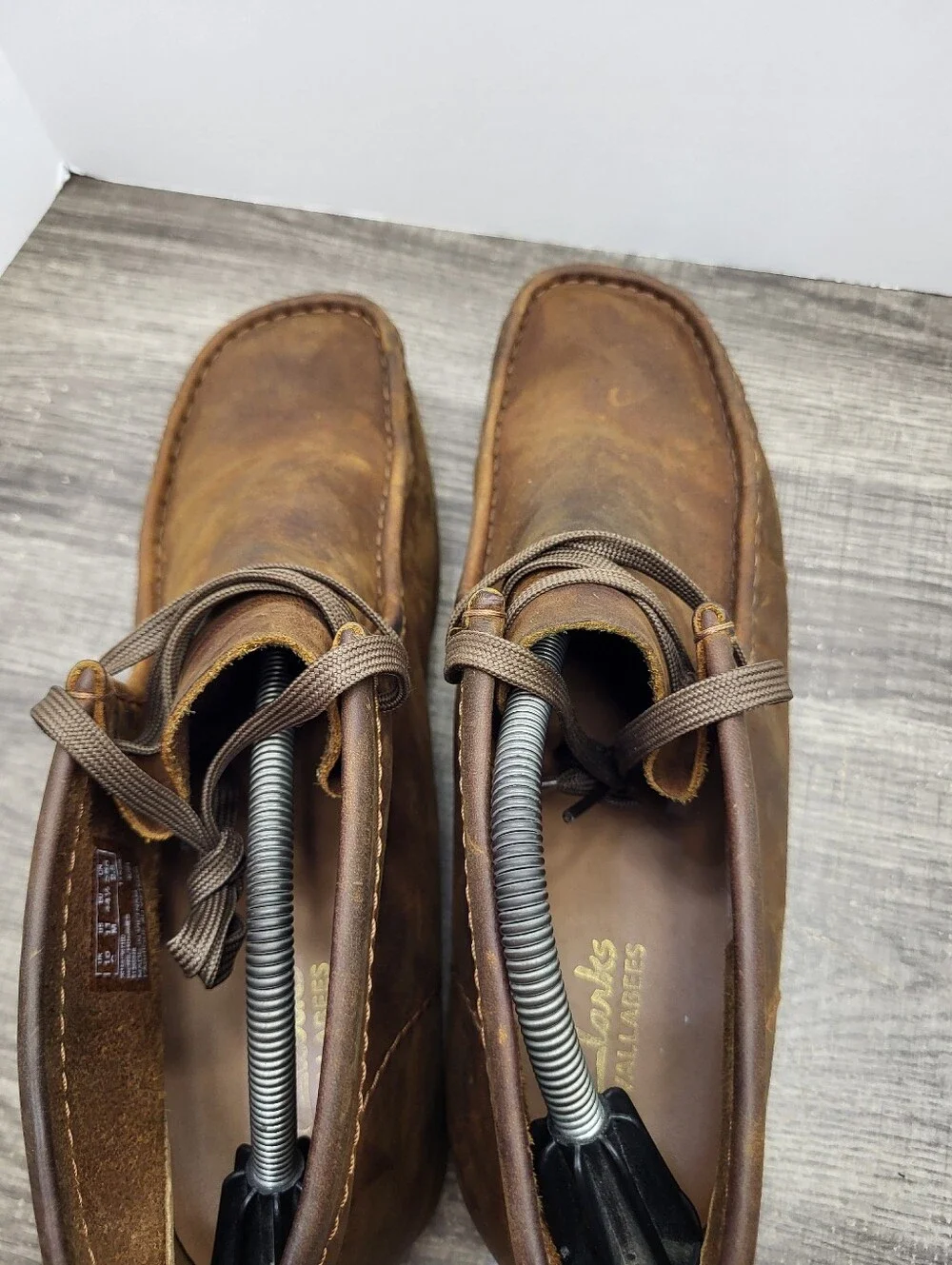 Clarks Collection Wallabees Shoes Men Size 11 Leather Moccasin 11826